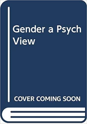 Gender a Psych View
