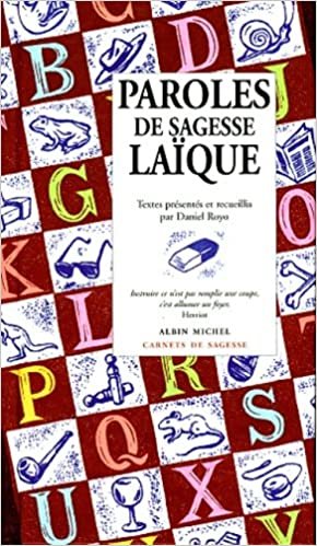 Paroles de Sagesse Laique (Collections Spiritualites)