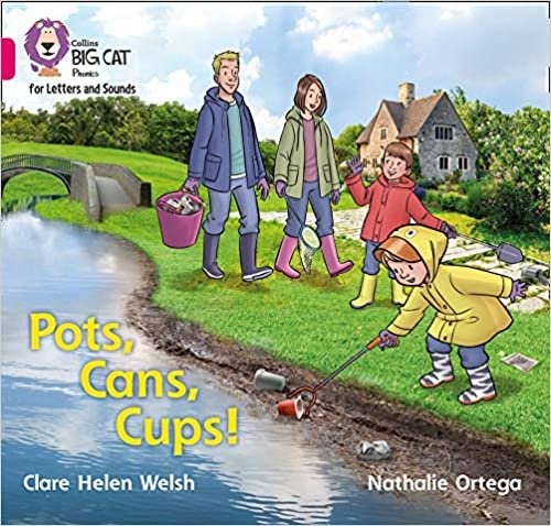 Pots, Cans, Cups!: Band 01b/Pink B (Collins Big Cat Phonics for Letters and Sounds) indir