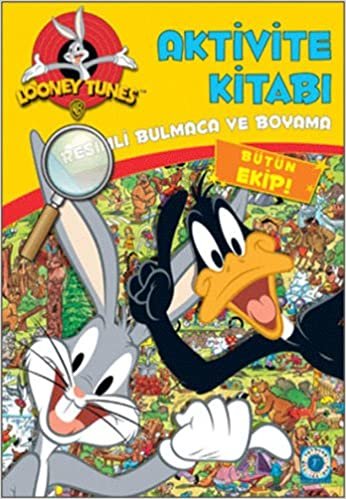 Aktivite Kitabı: Looney Tunes Resimli Bulmaca ve Boyama