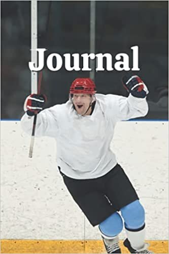 Hockey Lined Journal: Notebook For on the go, Business, School or Personal Use. 6 x 9 inch, 120 pages