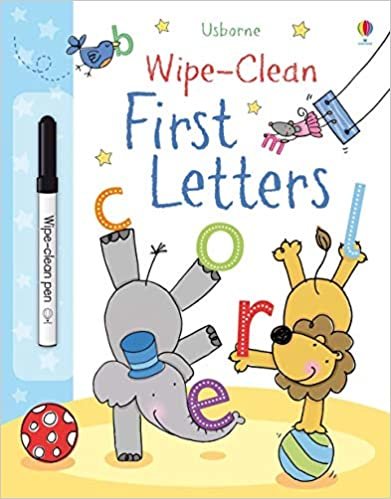 Usborne - Wipe-Clean First Letters: 1 indir