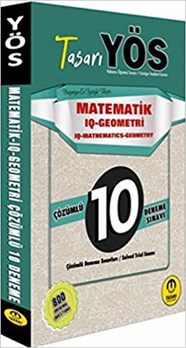 YÖS Matematik-IQ Geometri Çözümlü 10 Deneme Sınavı: IQ Mathematics-Geometry