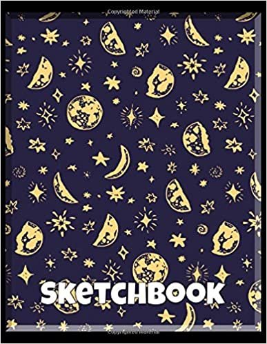 Sketchbook: Galaxy Design for Drawing, Writing, Painting, Sketching or Doodling indir