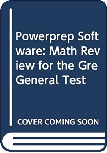 Powerprep Software: Math Review for the Gre General Test