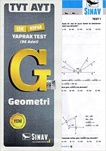 Sınav TYT AYT Geometri Yaprak Test Yeni
