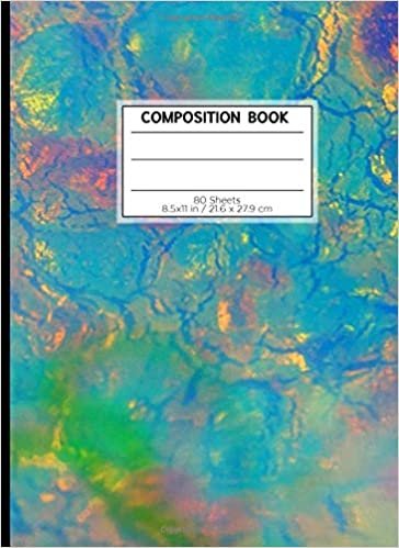 COMPOSITION BOOK 80 SHEETS 8.5x11 in / 21.6 x 27.9 cm: A4 Dotted Paper Notebook | "Floating" | Workbook for s Kids Students Boys | Writing Notes School College | Grammar | Languages | Art