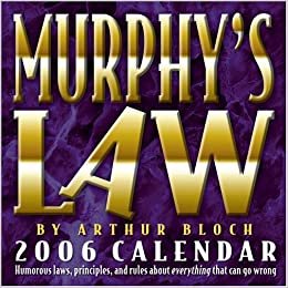 Murphy's Law 2006 Calendar: Humerous Laws, Principles, And Rules About Everything That Can Go Wrong: Day-to-day Calendar