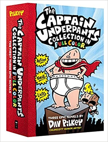 The Captain Underpants Color Collection (Captain Underpants #1-3 Boxed Set) indir