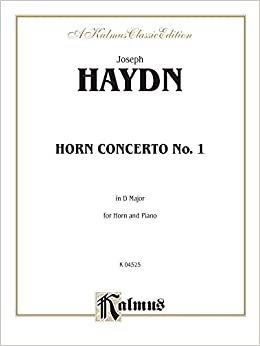 Horn Concerto No. 1 in D Major (Orch.): Part(s) (Kalmus Edition)