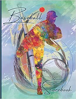 Baseball Scorebook: 100 Pages of Baseball Score Card, Ideal for Coaches and Teams, Gift for Dad , Notebook, Record Book, Large Print - (8.5" x 11" Inches)