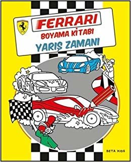 Ferrari Boyama Kitabı Yarış Zamanı