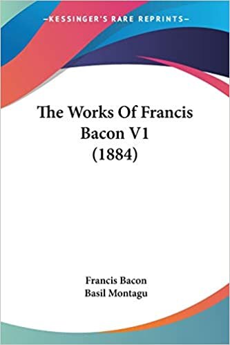 The Works Of Francis Bacon V1 (1884) indir