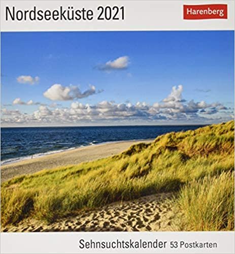 Nordseeküste 2021: Sehnsuchtskalender. 53 Postkarten indir