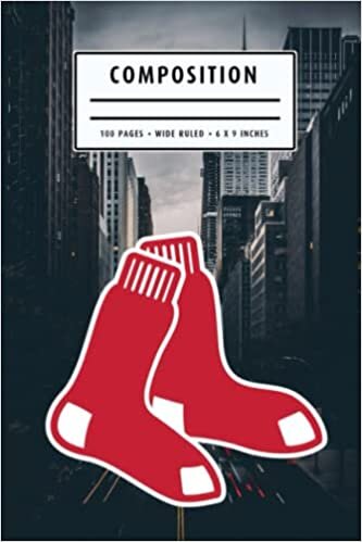 New Year Weekly Timesheet Record Composition : Boston Red Sox Notebook | Christmas, Thankgiving Gift Ideas | Baseball Notebook #4