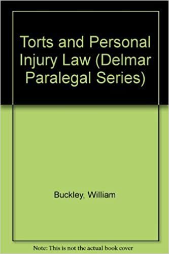 Torts and Personal Injury Law (Delmar Paralegal Series) indir