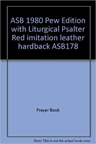 ASB 1980 Pew Edition with Liturgical Psalter Blue Imitation Leather Hardback