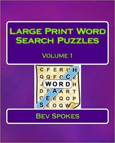 Large Print Word Search Puzzles Volume 1 indir