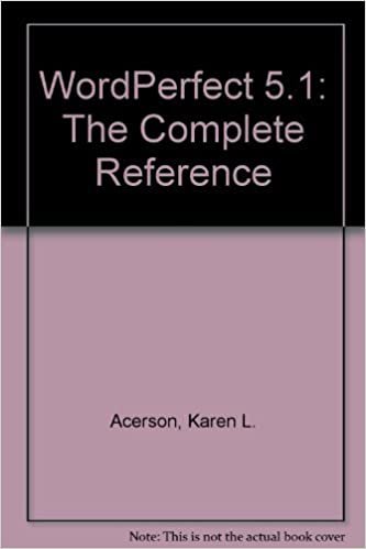 Wordperfect 5.1: The Complete Reference