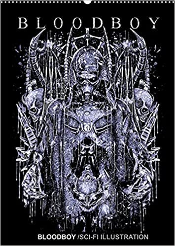 BLOODBOY/SCI-FI ILLUSTRATION (Wandkalender 2022 DIN A2 hoch): Science Fiction Horror-Illustrationen für alle Liebhaber (Monatskalender, 14 Seiten ) (CALVENDO Kunst) indir
