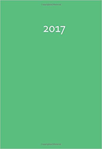 Mini Kalender 2017 - Mint Green: ca. DIN A6, 1 Woche pro Seite indir