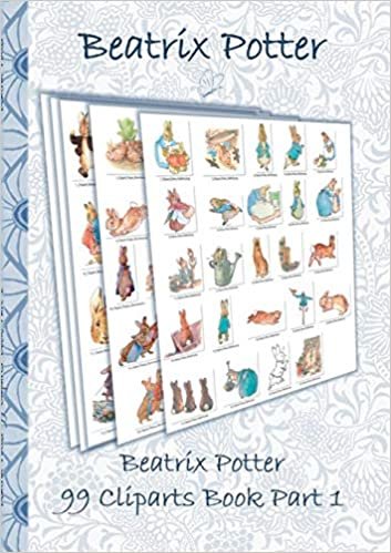 Beatrix Potter 99 Cliparts Book Part 1 ( Peter Rabbit ): Sticker, Icon, Clipart, Cliparts, download, Internet, Dropbox, Original, Children's books, ... Pre school, nursery school, kindergarten indir