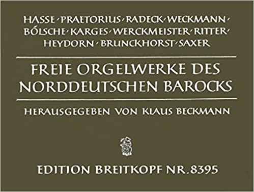 Freie Orgelwerke des norddeutschen Barocks - Breitkopf Urtext (EB 8395)