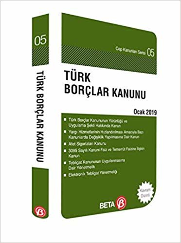Türk Borçlar Kanunu: Cep Kanunları Serisi 05