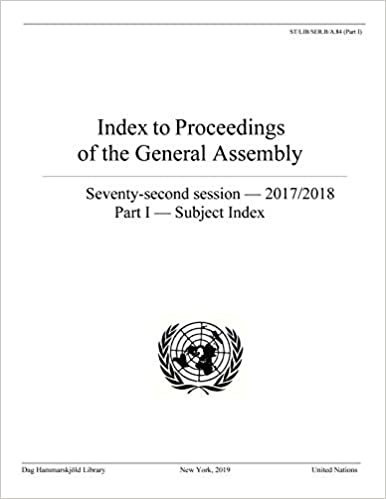 Index to Proceedings of the General Assembly 2017/2018 (Index to proceedings of the General Assembly: seventy-second session - 2017/2018)
