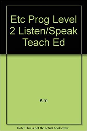 Etc Level 2: English in Everyday Life, a Competency Based Listening/Speaking Book