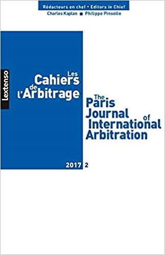 LES CAHIERS DE L ARBITRAGE N 2 - 2017 (CAPJIA)