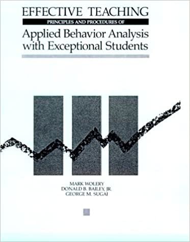 Effective Teaching: Principles and Procedures of Applied Behavior Analysis With Exceptional Students