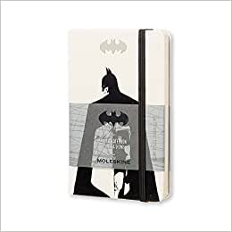 Moleskine Defter Batman Sert Kapak Beyaz Çizgili