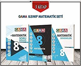 8.Sınıf Matematik 3 lü Set Gama Okul Yayınları