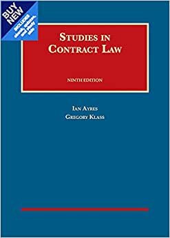Studies in Contract Law - CasebookPlus (University Casebook Series (Multimedia))