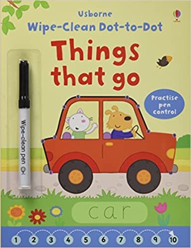 Usborne - Wipe-clean Dot-to-dot Things that Go: 1