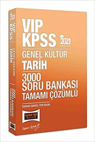 Yargı 2021 KPSS VIP Tarih Tamamı Çözümlü 3000 Soru Bankası