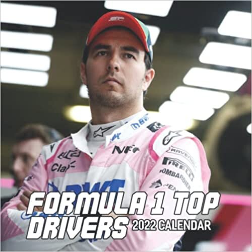 Formula 1 Top Drivers Calendar 2022: January 2022 - December 2022 OFFICIAL Squared Monthly Calendar, 12 Months | BONUS 4 Months 2022