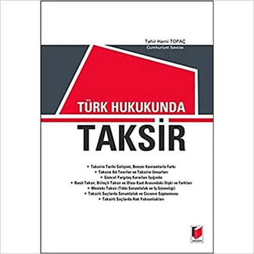 Türk Hukukunda Taksir indir