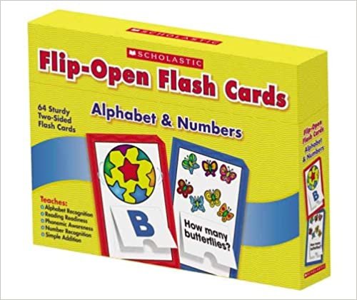 Alphabet & Numbers: Flip-open Flash Cards