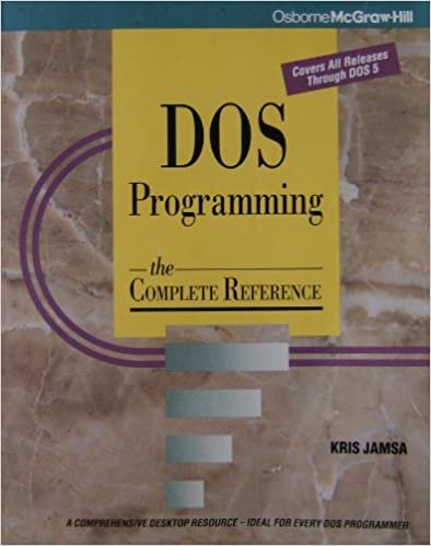DOS Programming: The Complete Reference indir