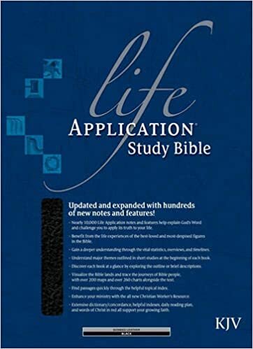 KJV Life Application Study Bible Black Indexed