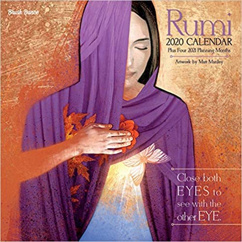 Poetry of Rumi 2020 Mini Wall Calendar