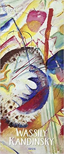 Wassily Kandinsky 2021: Kunstkalender mit Werken des Künstlers Wassily Kandinsky. Wandkalender im Hochformat: 28,5 x 69 cm.