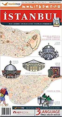 Touristmap İstanbul Tarihi Yarımada Harita, Plan ve Rehberi