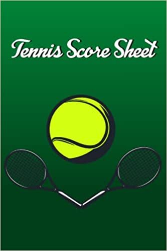 Tennis Score Sheet Book: Tennis Score Sheet, Tennis Score Keeper Book