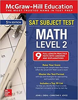 McGraw-Hill Education SAT Subject Test Math Level 2, Fifth Edition indir