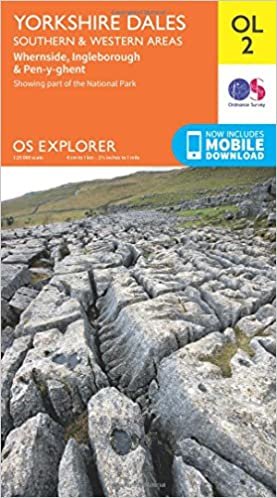 OS Explorer Map OL2 Yorkshire Dales South & Western indir
