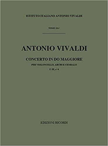Concerti Per Vc., Archi E B.C.: In Do Rv 399 indir