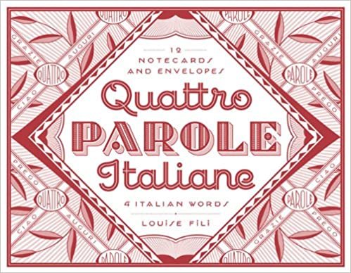 Quattro Parole Italiane Notecards: 12 Notecards and Envelopes